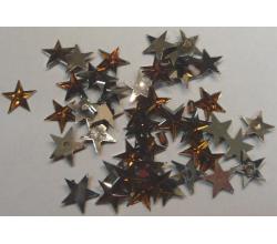 100 Schmucksteine Sterne topas  12mm